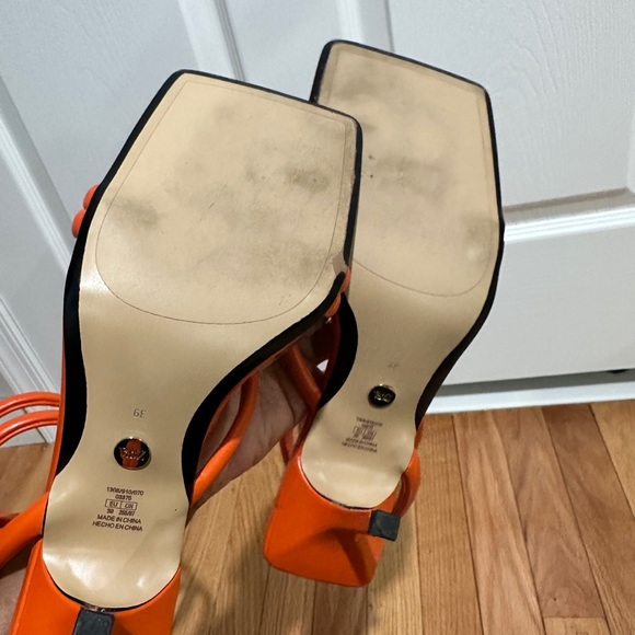Zara Tabular Spiral Wrap Sandal size 39 fits for 8.5. Lightly worn. - Picture 7 of 7